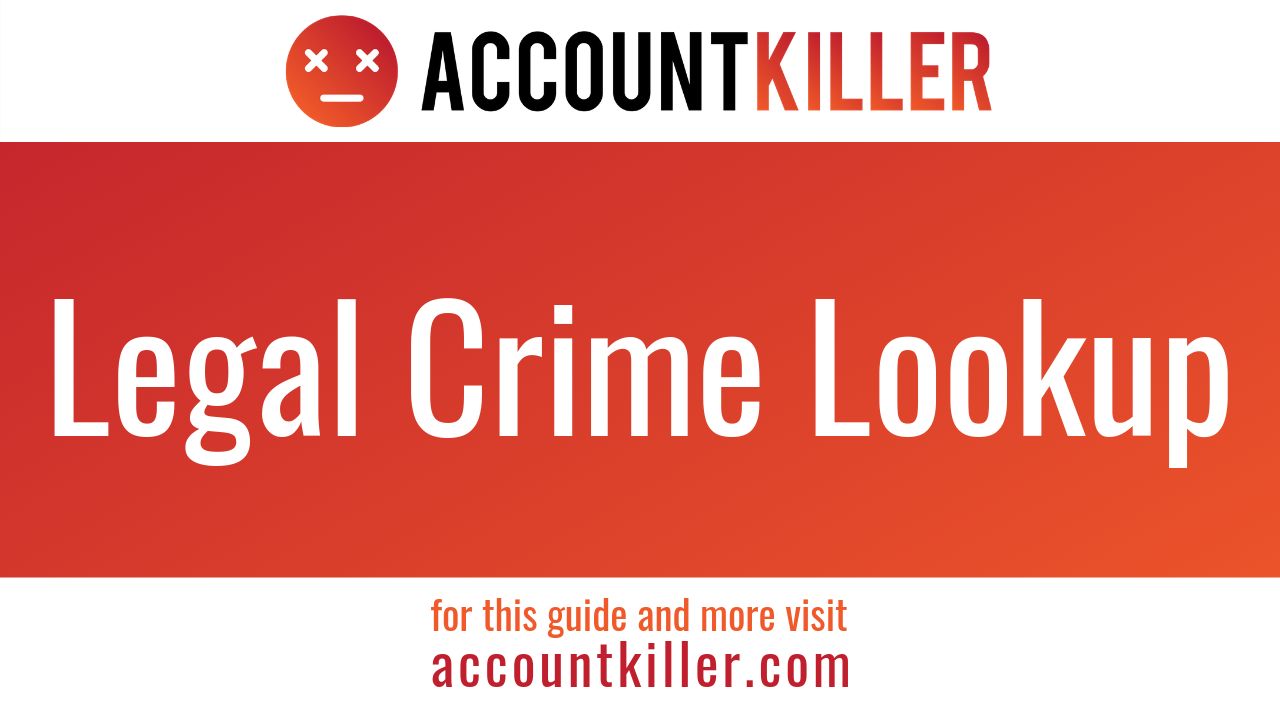 How to cancel your Legal Crime Lookup account