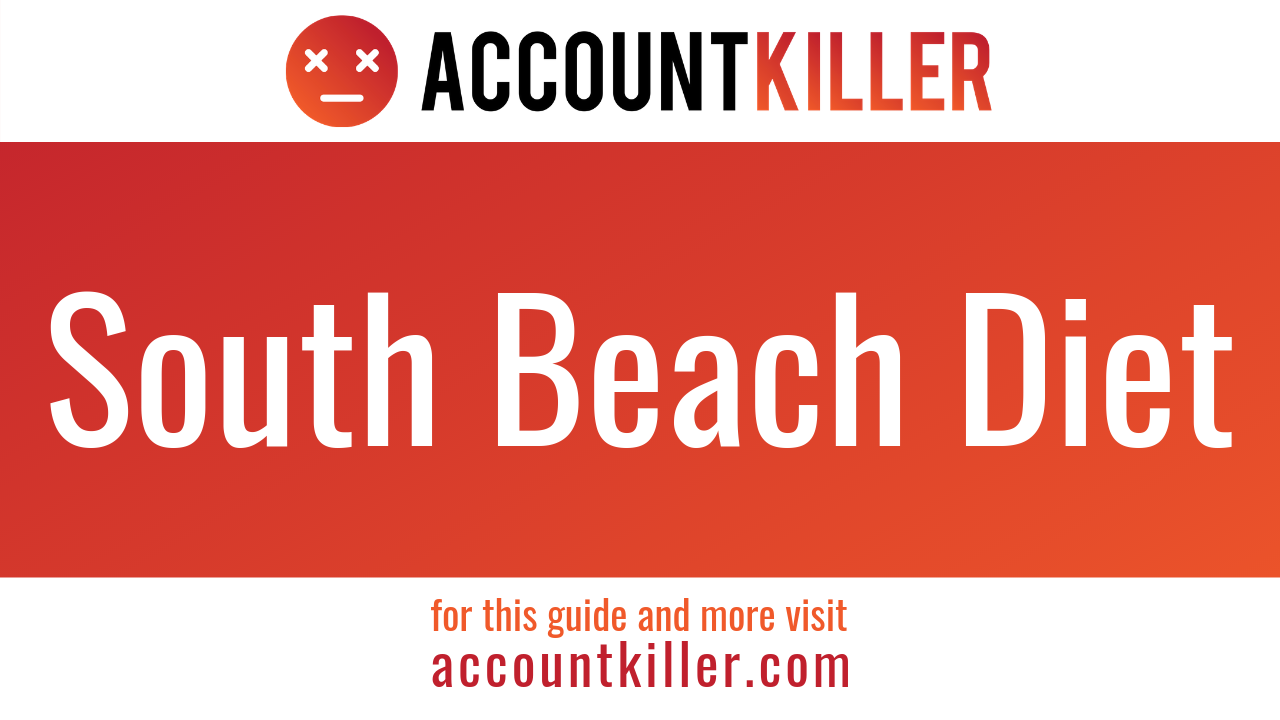 How to cancel your South Beach Diet account