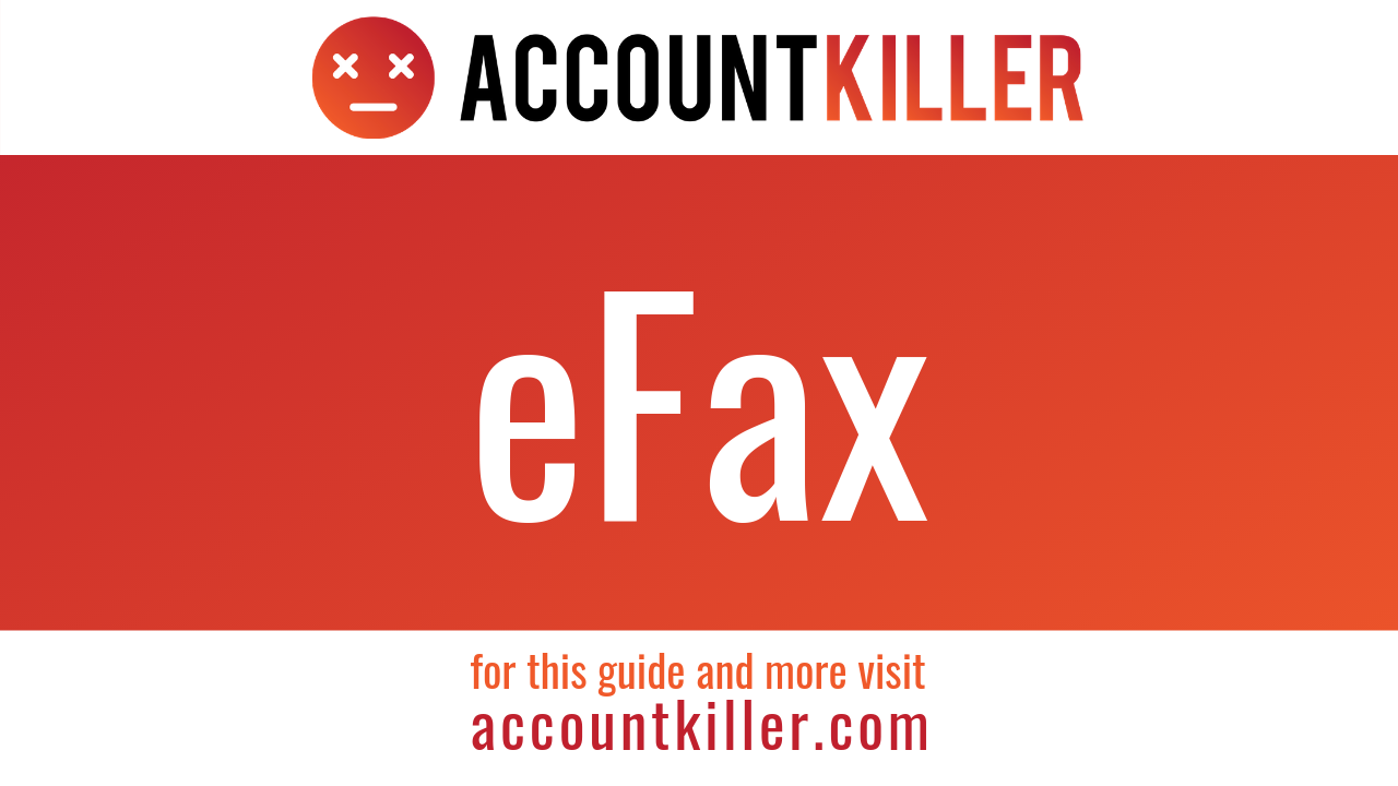 How to cancel your eFax account