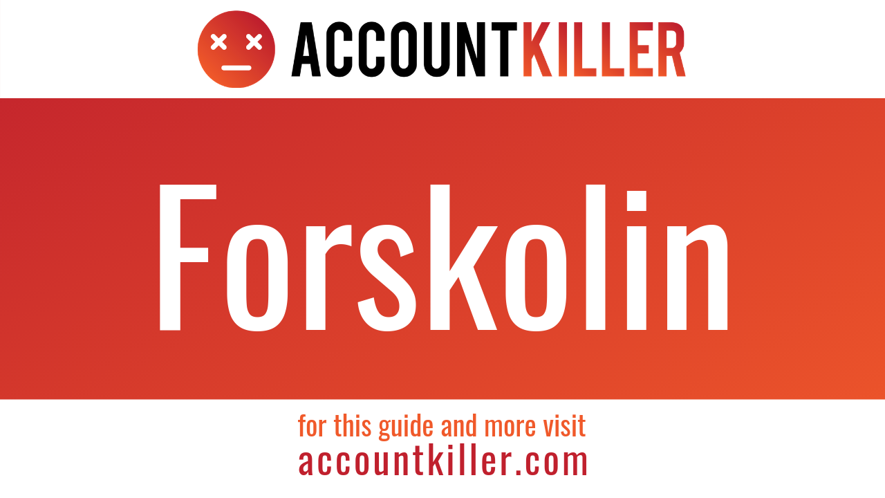 How to cancel your Forskolin account