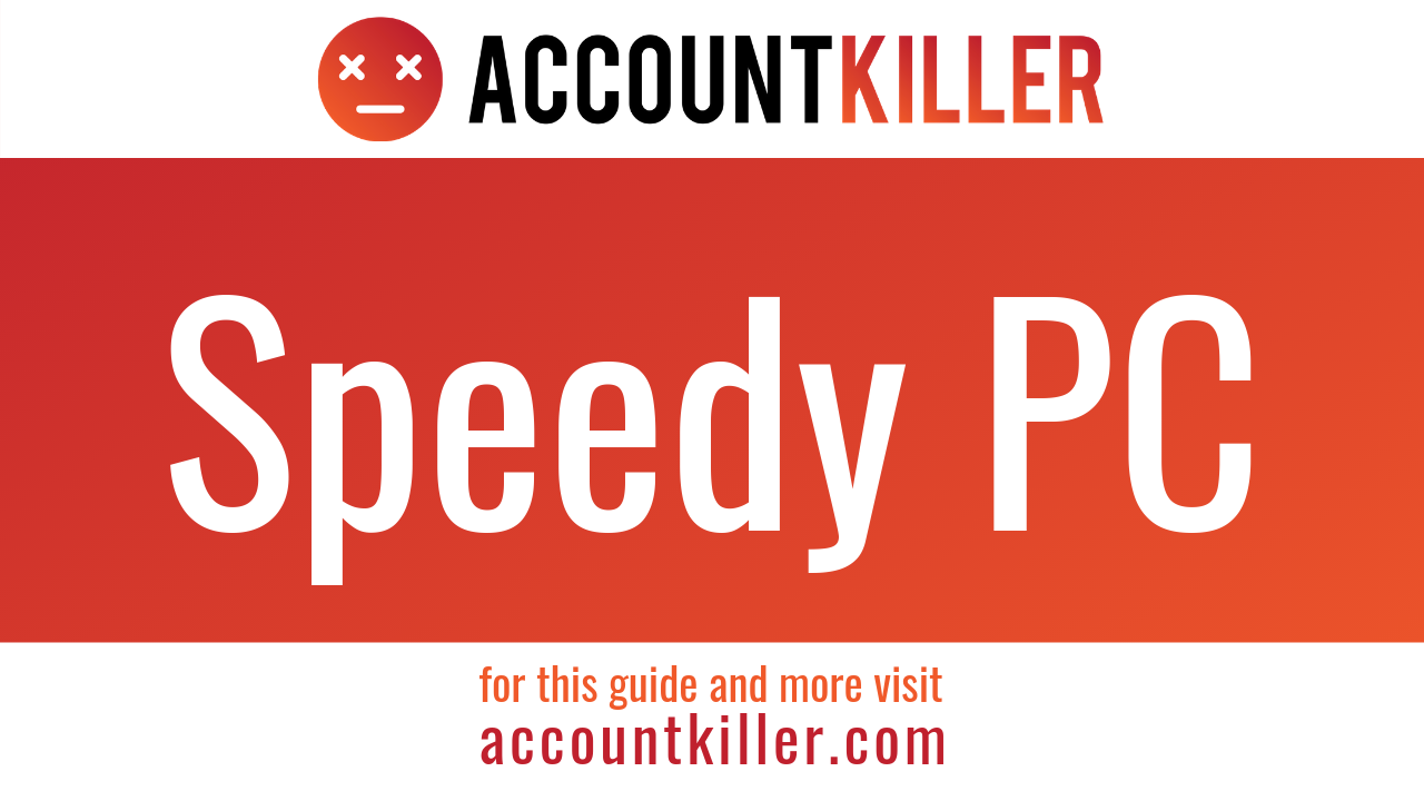 How to cancel your Speedy PC account