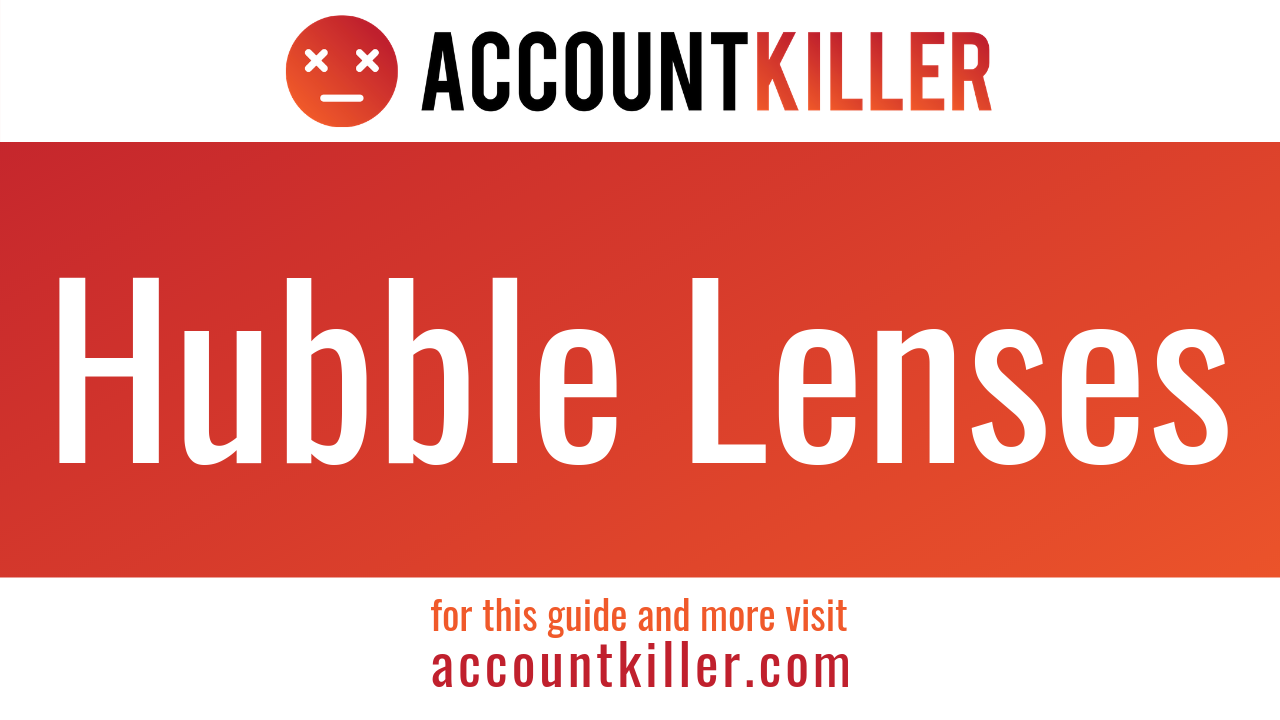 How to cancel your Hubble Lenses account